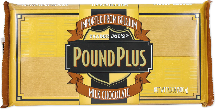 Trader Joe's Pound Plus Milk Chocolate Bar, 500g