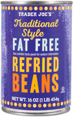 Trader Joe's Traditional Style Fat Free Refried Beans, 454g