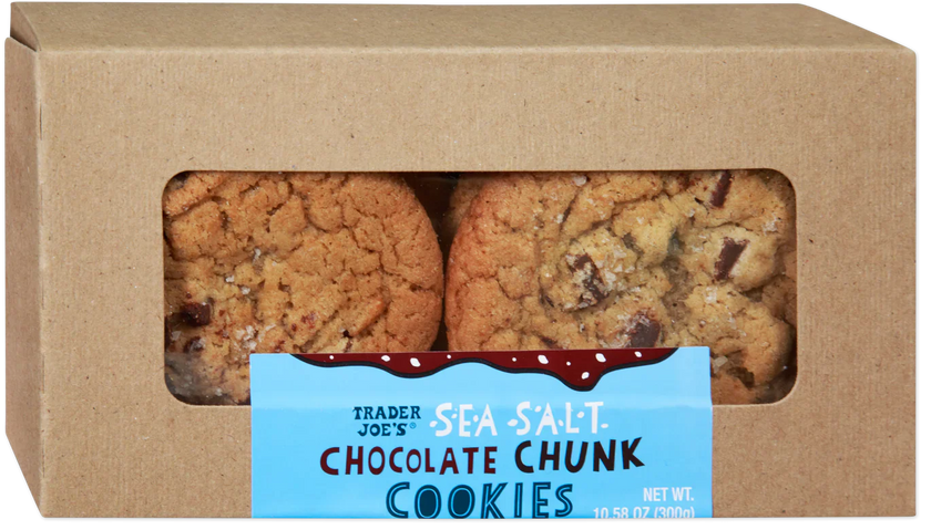 Trader Joe's Sea Salt Chocolate Chunk Cookies, 300g