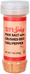 Trader Joe's Spicy Pink Salt with Crushed Red Chili Pepper, 198g