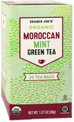 Trader Joe's Organic Moroccan Mint Green Tea, 36g