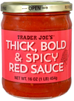 Trader Joe's Thick, Bold & Spicy Red Sauce, 454g