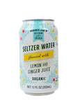Trader Joe's Seltzer Water Flavoured with Lemon and Ginger Juice, 1.42L