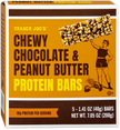 Trader Joe's Chewy Chocolate & Peanut Butter Protein Bars, 200g