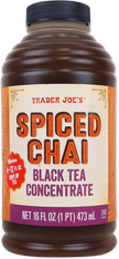Trader Joe's Spiced Chai Black Tea Concentrate, 473mL