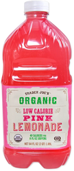 Trader Joe's Organic Low Calorie Pink Lemonade, 1.89L