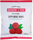 Trader Joe's Cranberry & Herb Supplement Drops, 15-count