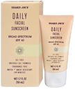 Trader Joe's Daily Facial Sunscreen SPF 40, 50mL