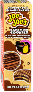 Trader Joe's Chocolate & Peanut Butter Joe-Joe's Sandwich Cookies, 193g