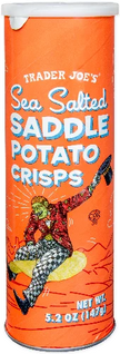 Trader Joe's Sea Salted Saddle Potato Crisps, 147g
