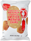 Trader Joe's Ketchup Flavoured Lattice Potato Chips, 198g