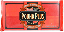 Trader Joe's Pound Plus 72% Cacao Dark Chocolate, 500g