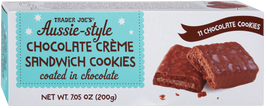 Trader Joe's Aussie-Style Chocolate Crème Sandwich Cookies, 200g