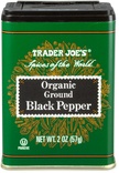 Trader Joe's Organic Ground Black Pepper, 57g