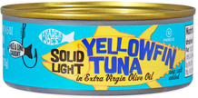 Trader Joe's Solid Light Yellowfin Tuna in Extra Virgin Olive Oil, 128g