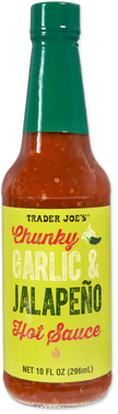 Trader Joe's Chunky Garlic & Jalapeño Hot Sauce, 296mL