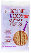 Trader Joe's Hazelnut & Cocoa Filled Crepes, 192g