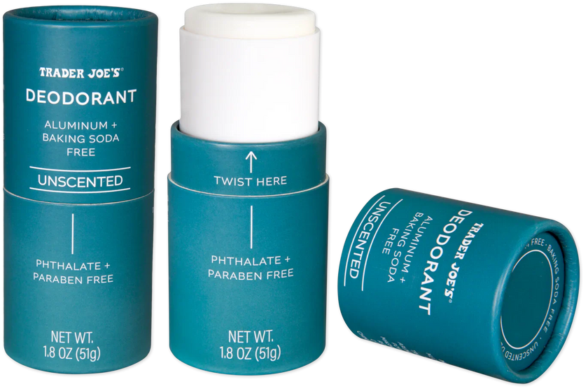 Trader Joe's Unscented Deodorant, 51g
