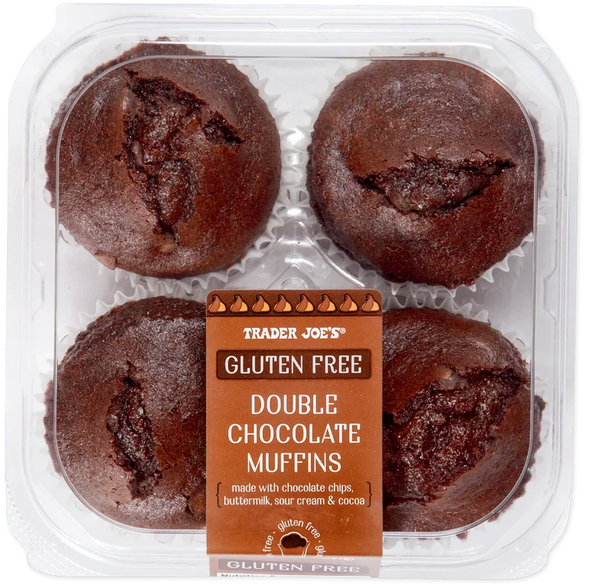 Trader Joe's Gluten Free Double Chocolate Muffins, 397g