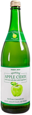 Trader Joe's Sparkling Apple Cider, 750mL