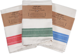 Waffle Weave Cotton Kitchen Towels, 3-count