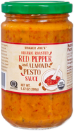 Trader Joe's Organic Roasted Red Pepper and Almond Pesto Sauce, 280g