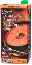Trader Joe's Organic Tomato & Roasted Red Pepper Soup, 946mL