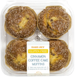 Trader Joe's Gluten Free Cinnamon Coffee Cake Muffins, 397g