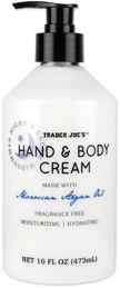 Trader Joe's Hand & Body Cream with Moroccan Argan Oil, 473mL