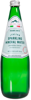 Trader Joe's Italian Sparkling Mineral Water, 750mL