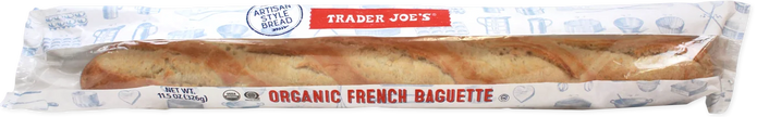Trader Joe's Organic French Baguette, 326g