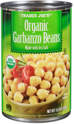 Trader Joe's Organic Garbanzo Beans, 439g