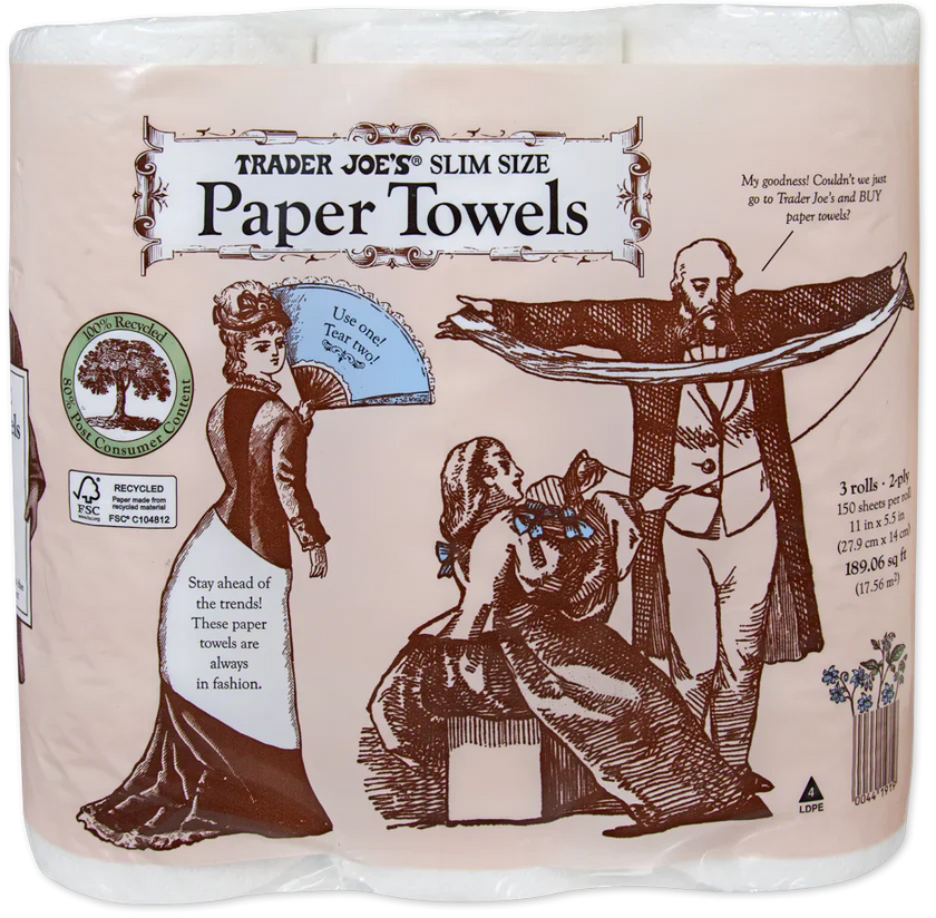 Trader Joe's Slim Size Paper Towels, 3-count