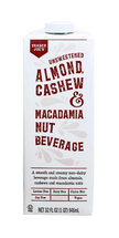 Trader Joe's Unsweetened Almond, Cashew & Macadamia Nut Beverage, 946mL