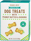 Trader Joe's Grain Free Dog Treats with Peanut Butter & Banana, 300g