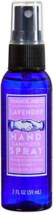 Trader Joe's Lavender Hand Sanitizer Spray, 59mL
