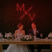 Wedding Initials Custom Neon Sign V1