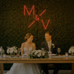 Wedding Initials Custom Neon Sign V1
