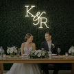 Wedding Initials Custom Neon Sign V2