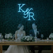 Wedding Initials Custom Neon Sign V2