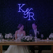 Wedding Initials Custom Neon Sign V2