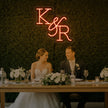 Wedding Initials Custom Neon Sign V2