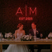 Wedding Initials Custom Neon Sign V4