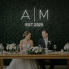Wedding Initials Custom Neon Sign V4