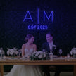 Wedding Initials Custom Neon Sign V4