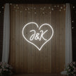 Wedding Initials Custom Neon Sign V5