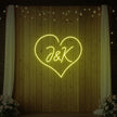 Wedding Initials Custom Neon Sign V5
