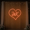 Wedding Initials Custom Neon Sign V5