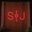 Wedding Initials Custom Neon Sign V6