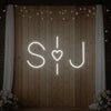Wedding Initials Custom Neon Sign V6